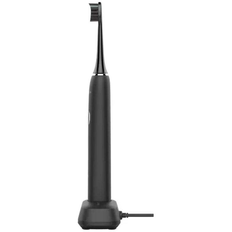 Periuta de dinti sonica electrica Aeno ADB0006, 46000 rpm, 5 moduri de curatare, Incarcare fara fir cu baterie, 40 de zile de functionare, IPX7, 2 capete de perie incluse, negru