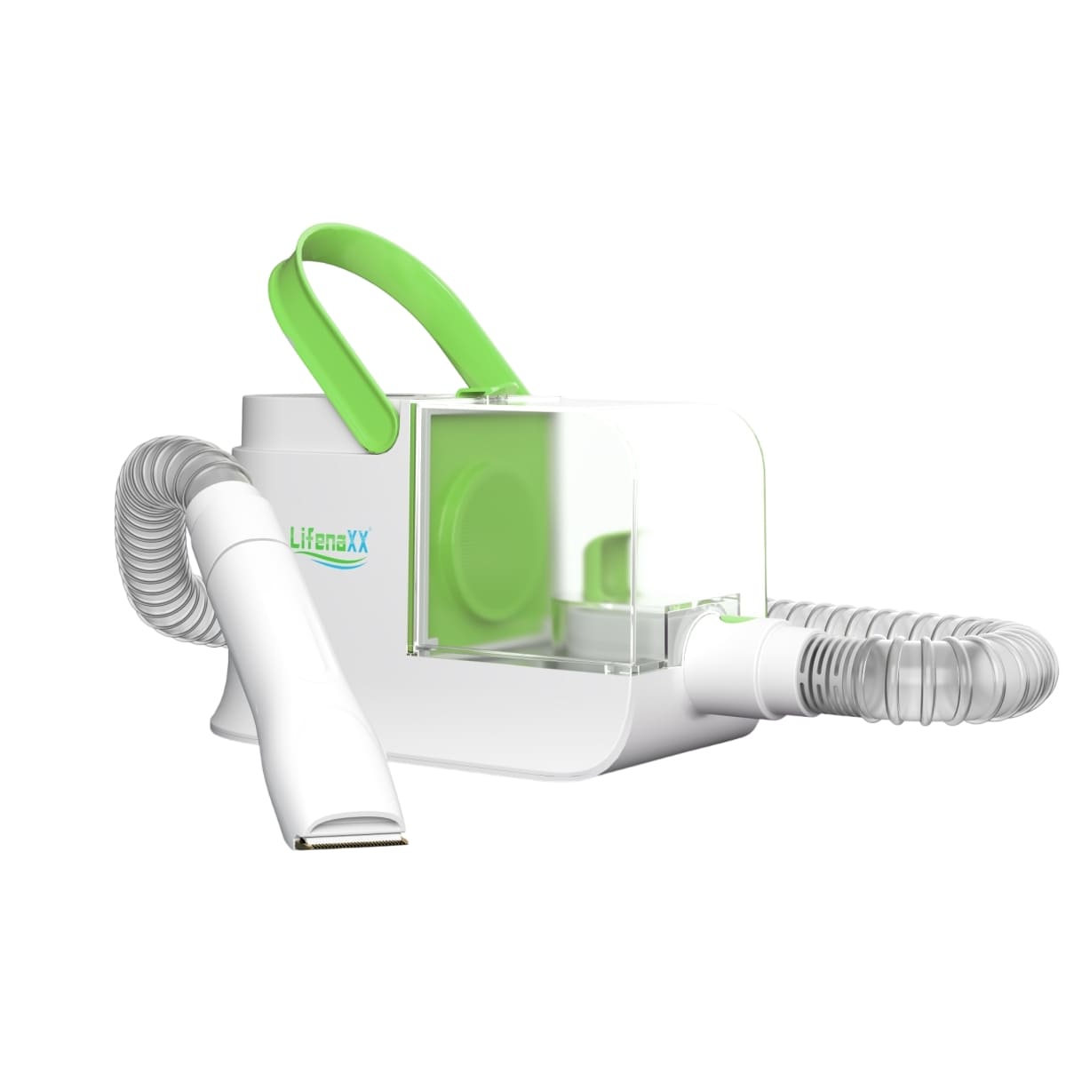Aparat multifunctional pentru animale Lifenaxx LX-052, 350W, aspirator, 3 viteze, HEPA, Alb/Verde