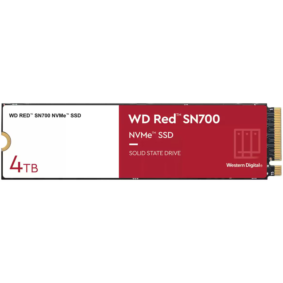 Solid State Drive (SSD) WD RED SN700, 4TB, NVMe™, M.2.
