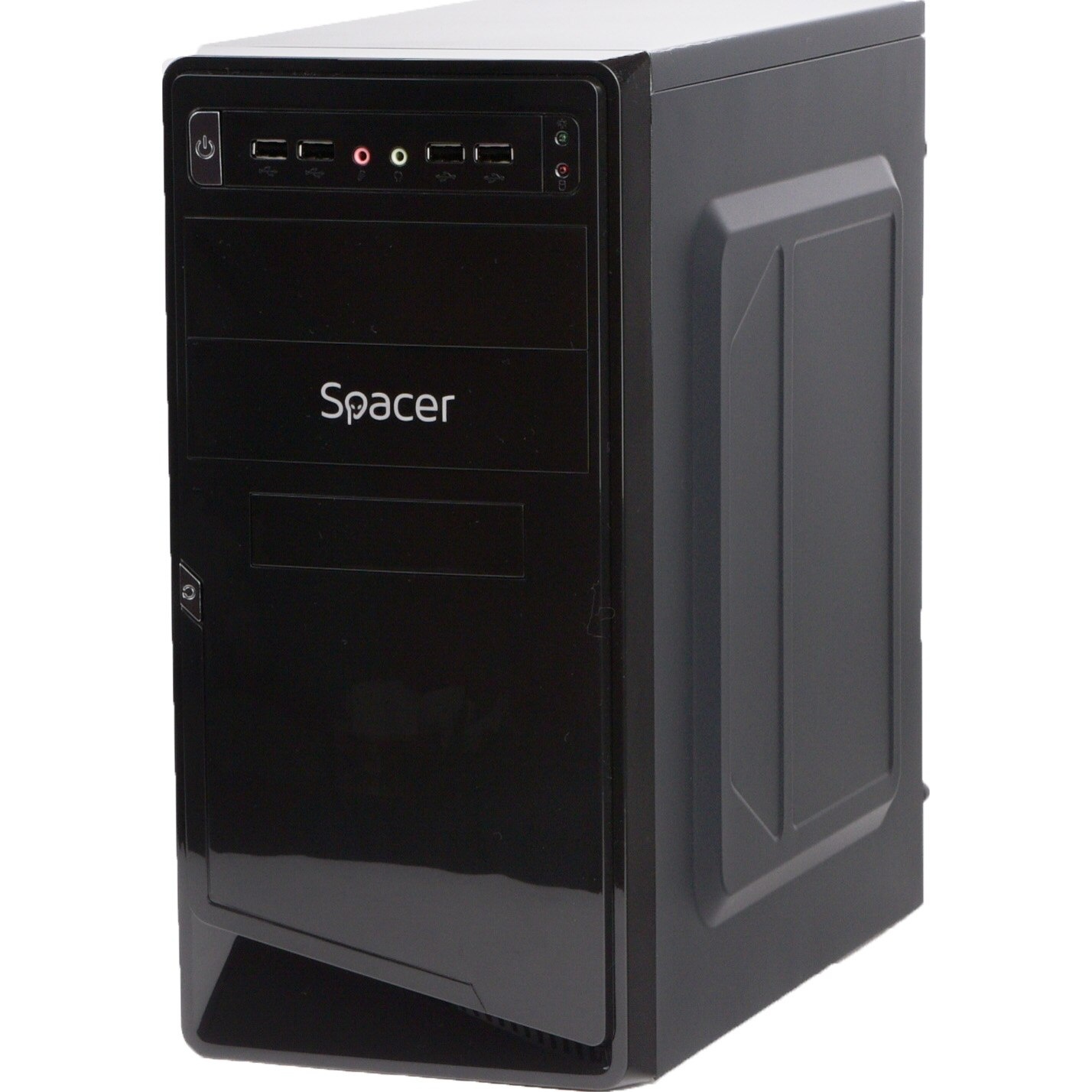Carcasa Spacer Moon, ATX Mini-Tower, Sursa 450W, Neagra