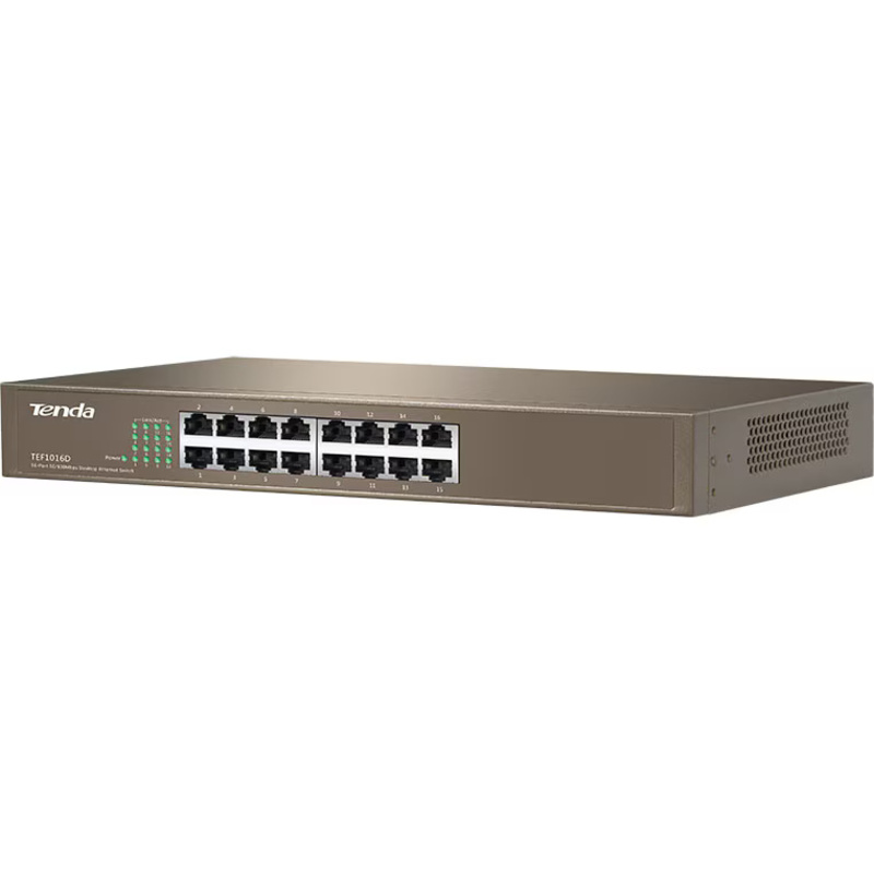 Switch Desktop Tenda TEF1016D, 16Porturi 10/100Mbps