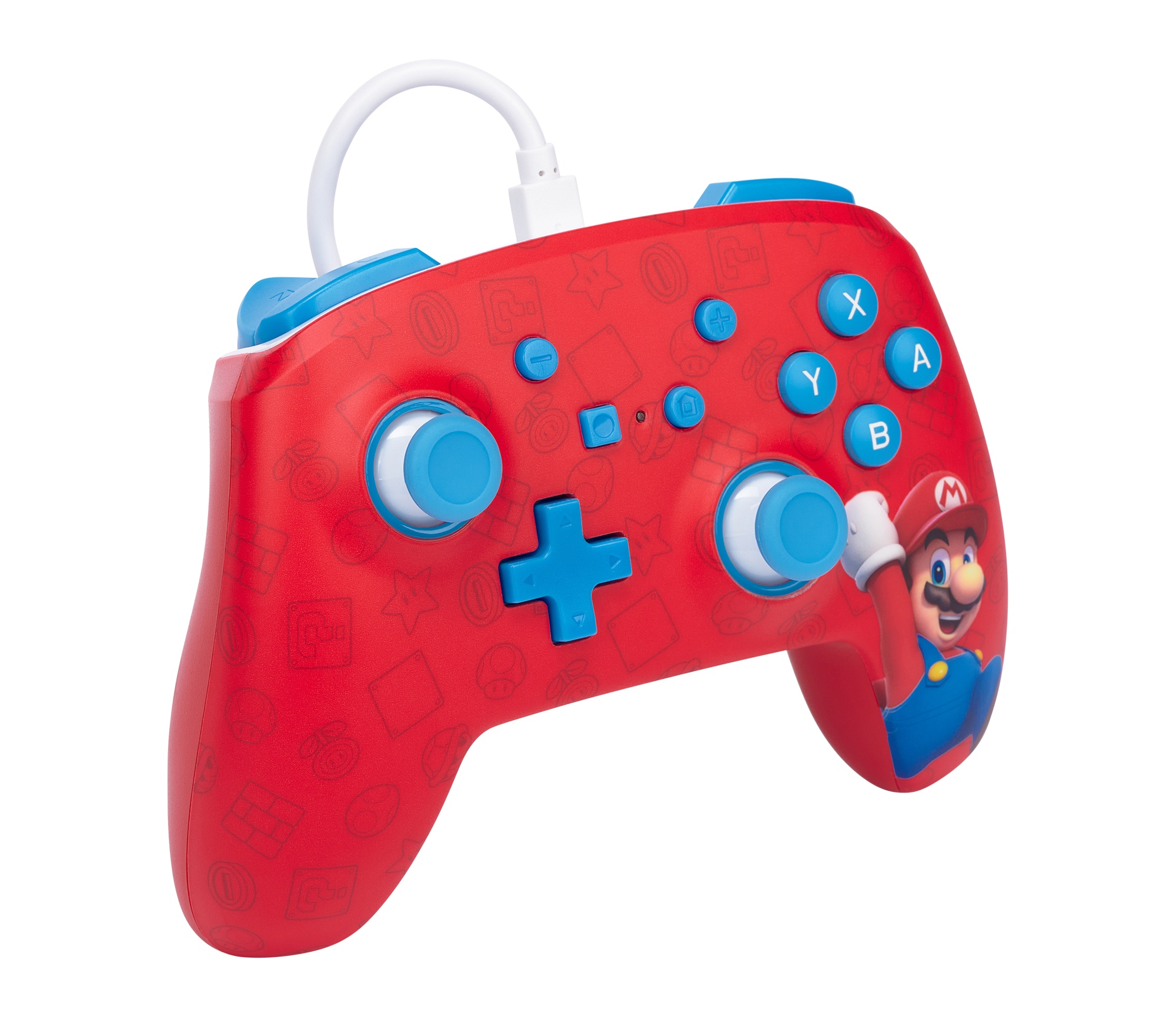 Controller Powera Enhanced Wired Woo Hoo Mario - Nsw