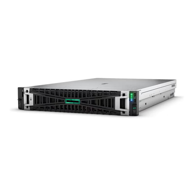 Server HPE ProLiant DL380 Gen11, Rack 2U, Intel 6526Y 16 C / 32 T, 2.8 GHz - 3.9 GHz, 37.5 MB cache, 195 W, 128 GB DDR5 ECC, 8 x SFF, 2 x 1000 W, Fara sistem de operare