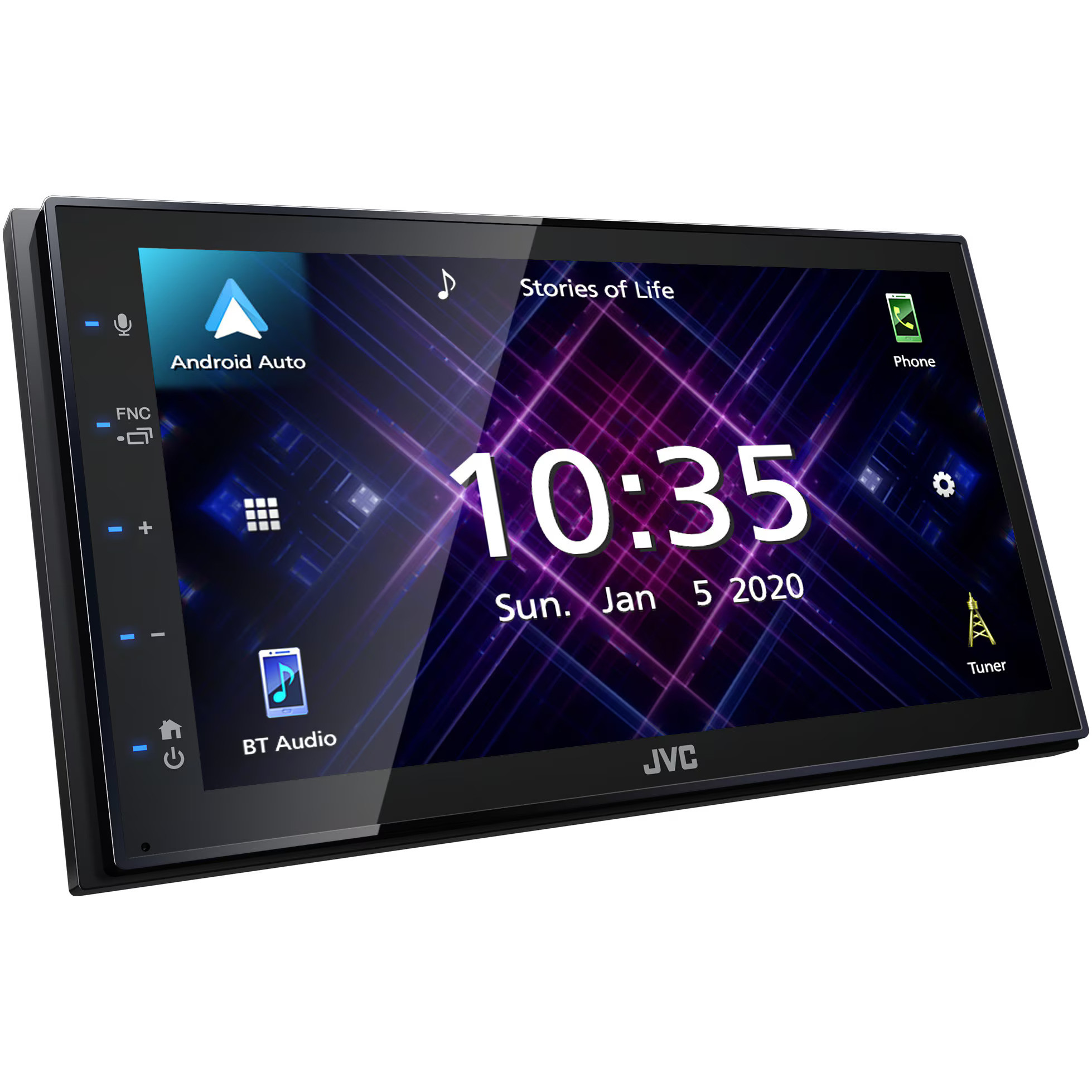 Multimedia Player auto JVC KW-M560BT 50Wx4, 6.8" ecran tactil, Apple CarPlay, Android Auto, USB Mirroring for Android, Bluetooth, 13-Band EQ
