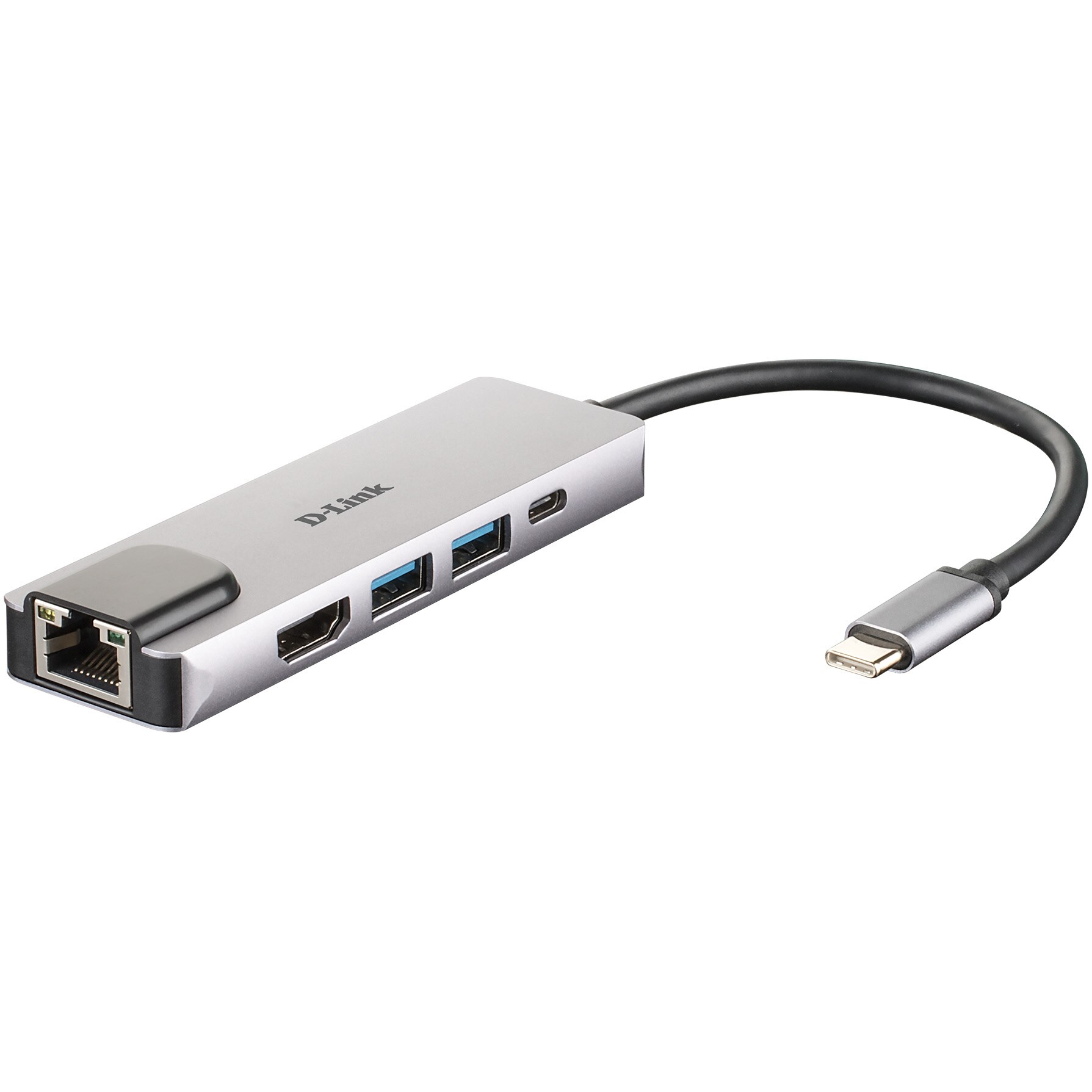 D-Link 5-in-1 DUB-M520 USB Tip C