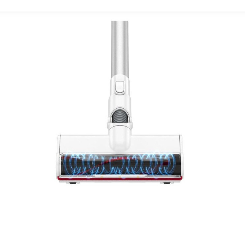 Aspirator cu baterie 2in1 Dirt Devil DD9002, Putere 150w, portabil si cu maner, Include perie si duza combinate, durata de viata a bateriei pana la 30 de minute, 2 setari, Alb-Rosu