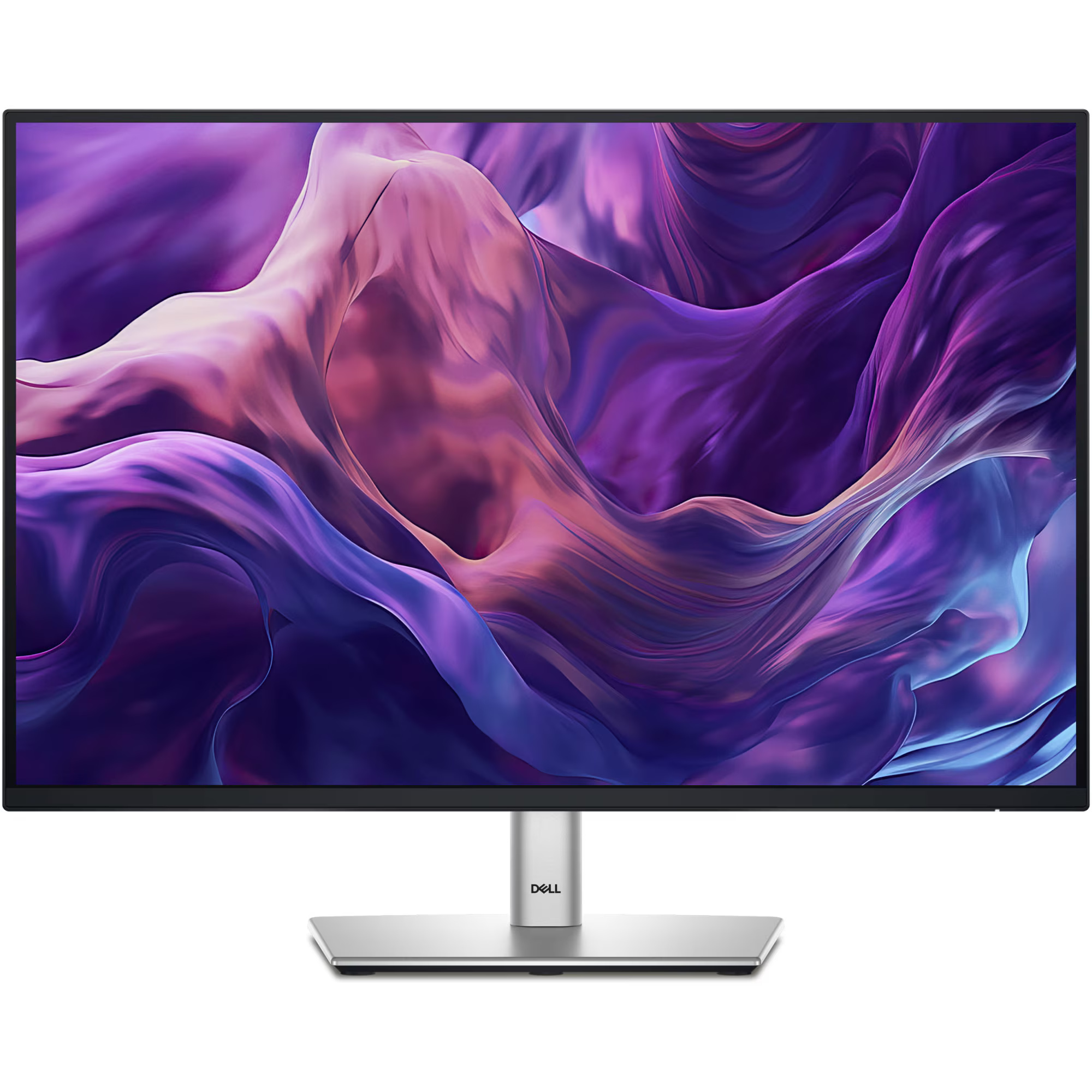 Monitor LED IPS Dell Pro P2425E 24.07", WUXGA 16:10 (1920x1200), 100Hz, 5ms GTG, 99% sRGB, Daisy Chain, USB Type-C 90W, Hub USB, HDMI, 2x DisplayPort, Ethernet LAN, Pivot, VESA, negru argintiu