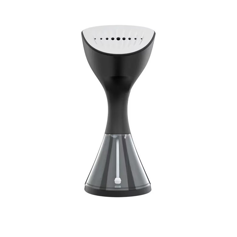 Aparat de calcat vertical cu aburi Aeno AGS0001, 1500W, timp de incalzire 35 sec, capacitate rezervor apa 250 ml, putere abur 35 g/min, perie, cana de masurat inclusa, gri