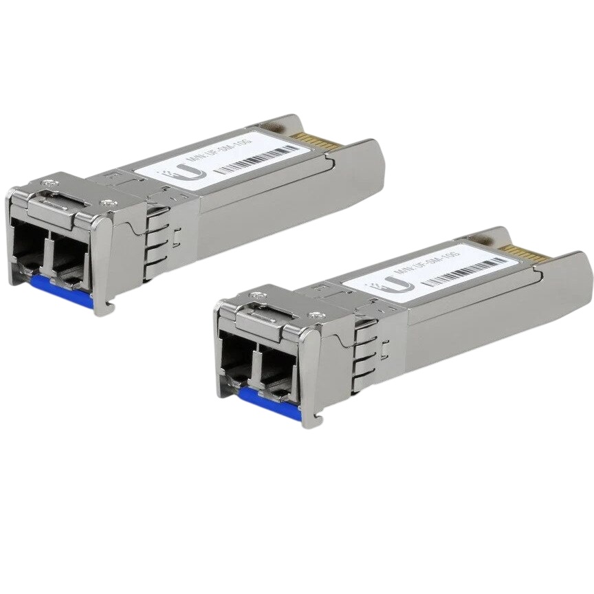 Set 2 module de fibra optica monomod, Ubiquiti, Argintiu