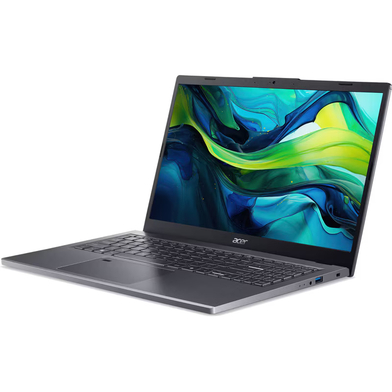 Laptop Acer Aspire 15 A15-51M-7859 cu procesor Intel® Core™ i7-13620H pana la 4.9GHz, 15.6'', Full HD, IPS, 16GB LPDDR5 RAM, 1TB SSD, Intel® UHD Graphics, No OS, Steel Gray