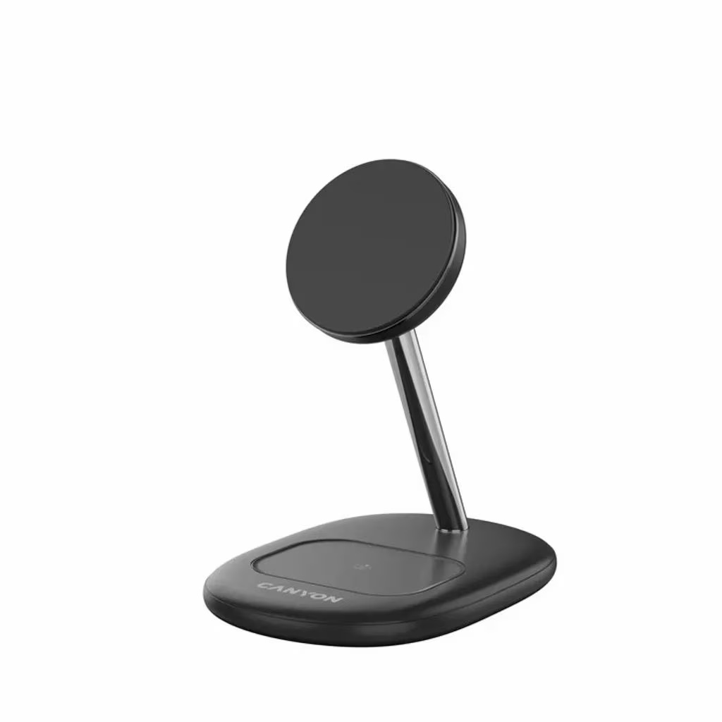 Incarcator wireless 2-in-1 Canyon WCS-205, 15W, negru