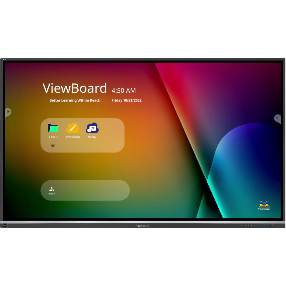 Tabla interactiva ViewSonic IFP6550-5F, 65", 3840x2160px, negru