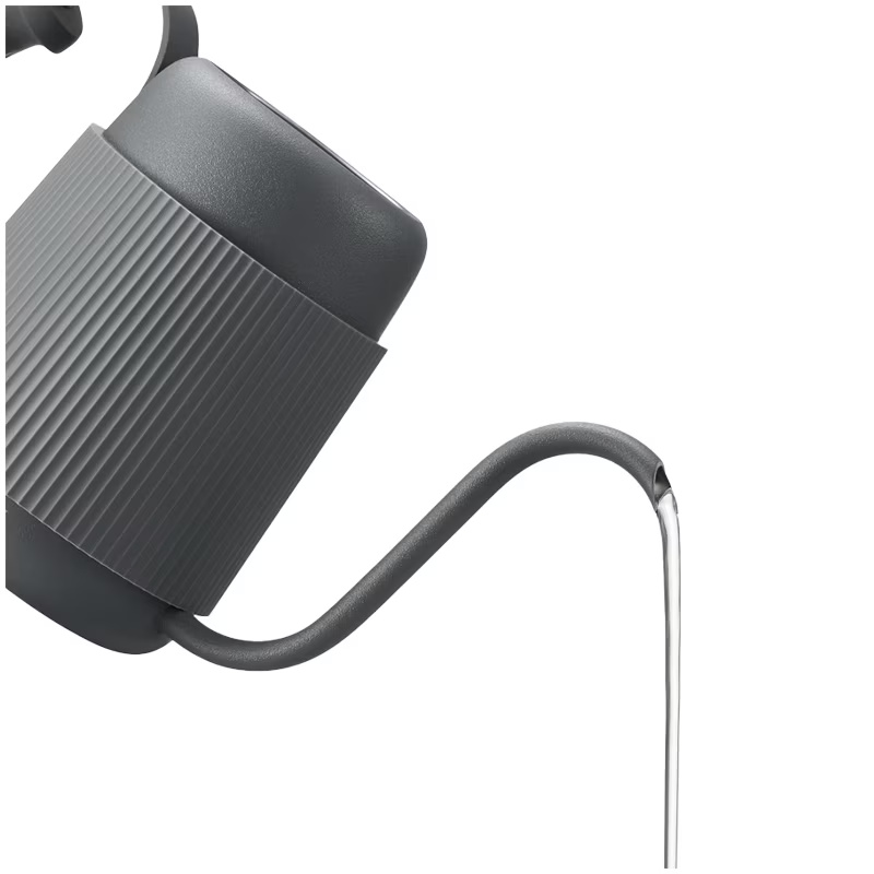 Ceainic BUYDEEM CD2006, design retro, 300ml, culoare Ink Grey, cu maner din silicon