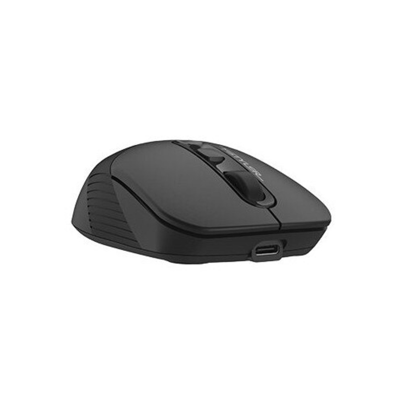 MOUSE A4tech, PC sau NB, wireless, 2.4GHz + BT, optic, 2000 dpi, butoane/scroll 4/1, negru, Fstyler "FB10C-BK" (timbru verde 0.18 lei)