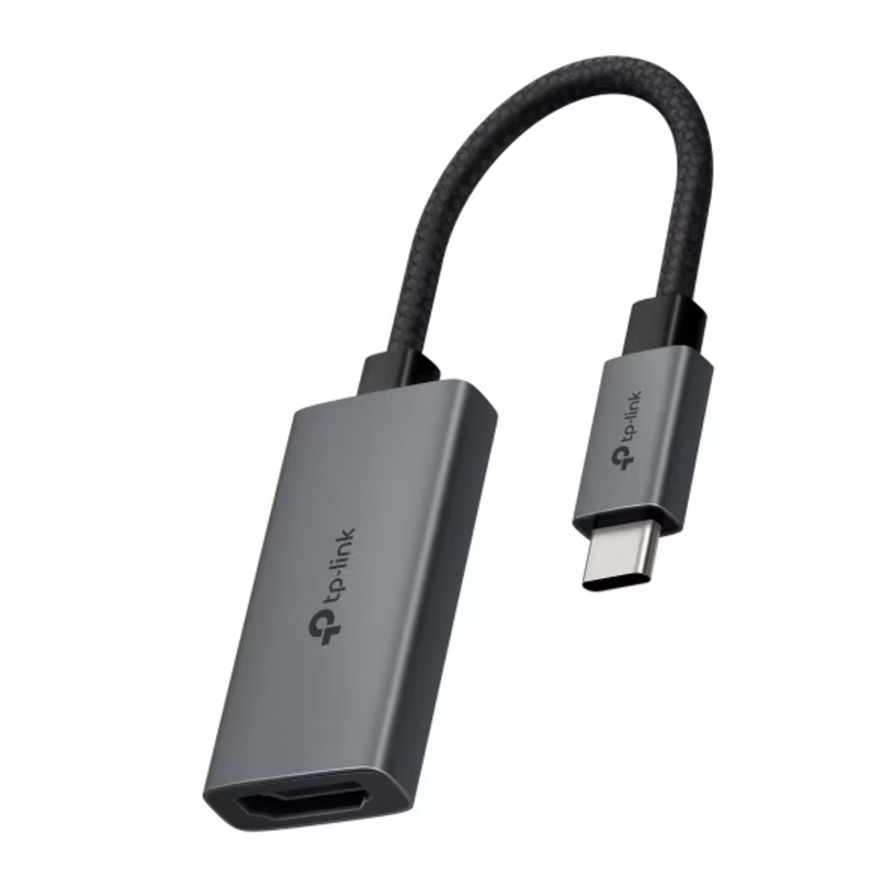 Adaptor video TP-Link, USB Type-C (T) la 1 x HDMI (M) 4K(3840 x 2160) la 60 Hz, gri