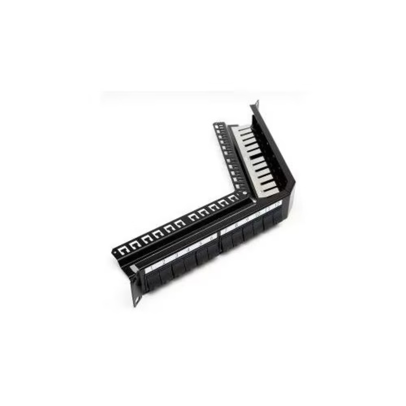 Patch Panel 19inch Nexans, 24 porturi, Negru