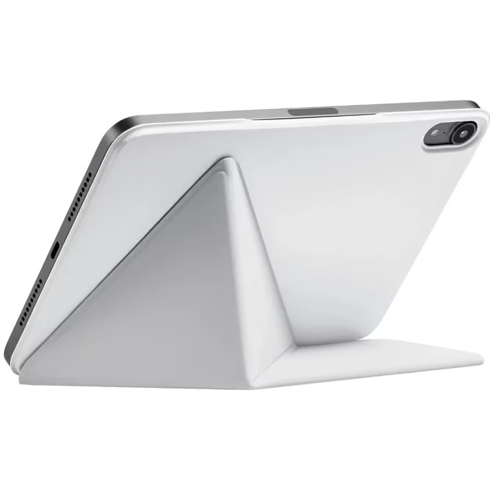 Husa de protectie Pitaka pentru iPad Mini 6/Mini (A17 Pro) MagEZ Folio 2, Alb