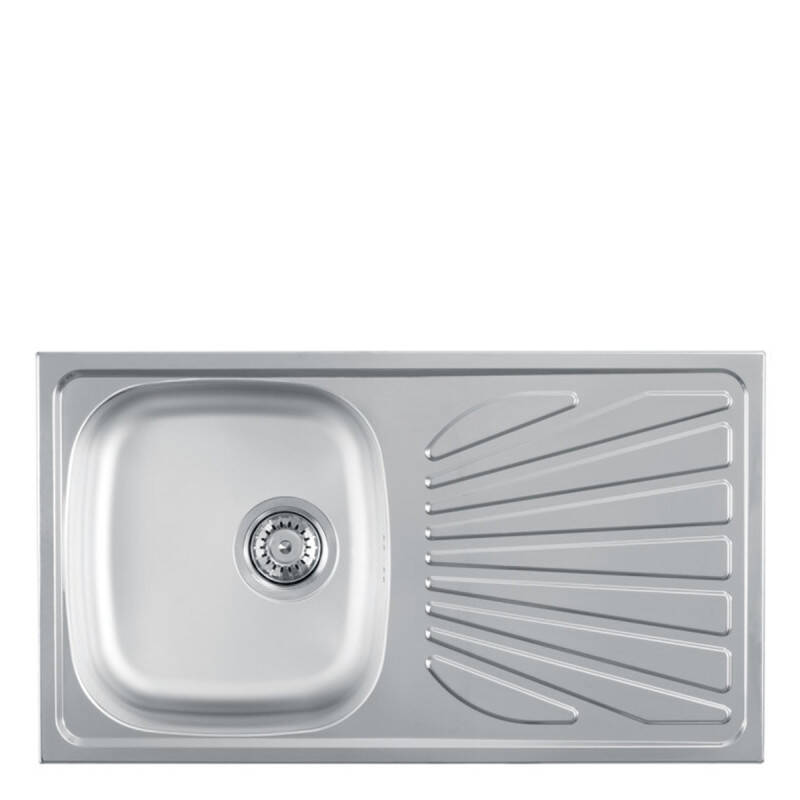 Chiuveta Bucatarie Metalac Luna Flex 1D 770 x 435MM Gaura Sifon 90MM Inox