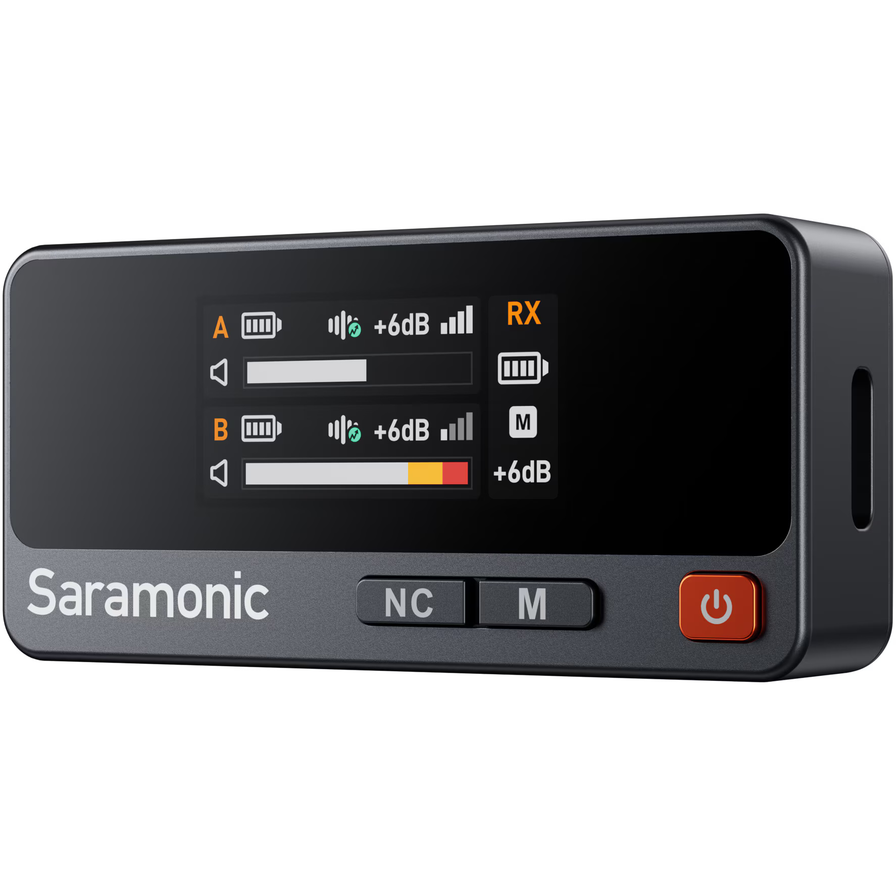 Kit Microfon wireless Saramonic Air, 2x microfon, 1x receptor, 2x lavaliere, Wireless, Type-C, 3.5mm TRS, Carcasa incarcare