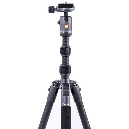 Trepied foto-video pentru telefoane Vanguard VEO 3 GO 204CB, Fibra carbon, Negru/Gri