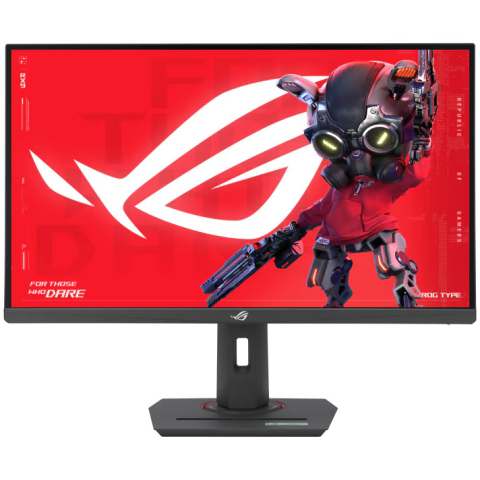 Monitor Gaming LED IPS Asus 27.5", UHD (3840x2160), 1ms, 160Hz (above 144Hz), AMD FreeSync™ Premium, NVIDIA G-Sync™, Extreme Low Motion Blur Sync, USB Type-C, , tripod socket, HDMI, Display Port, USB-C, Jack, negru