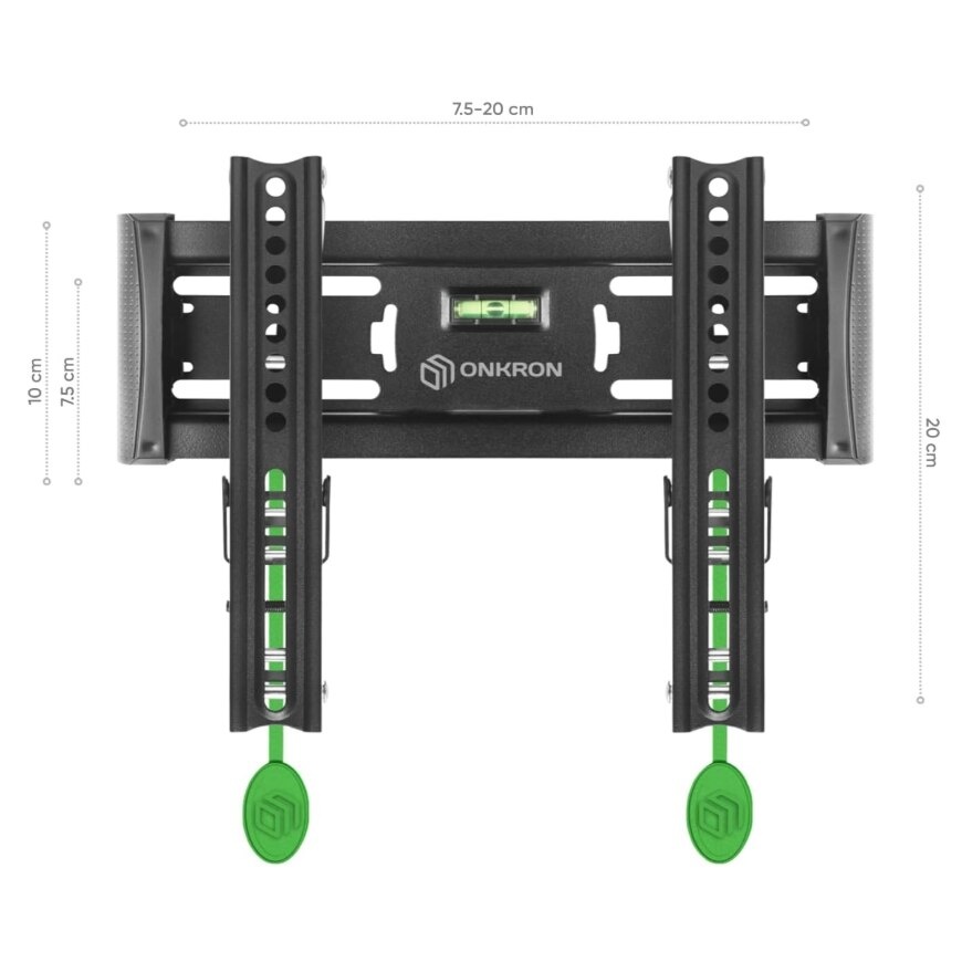 Suport Perete ONKRON TM4-B, 17" - 43", 36 Kg Negru