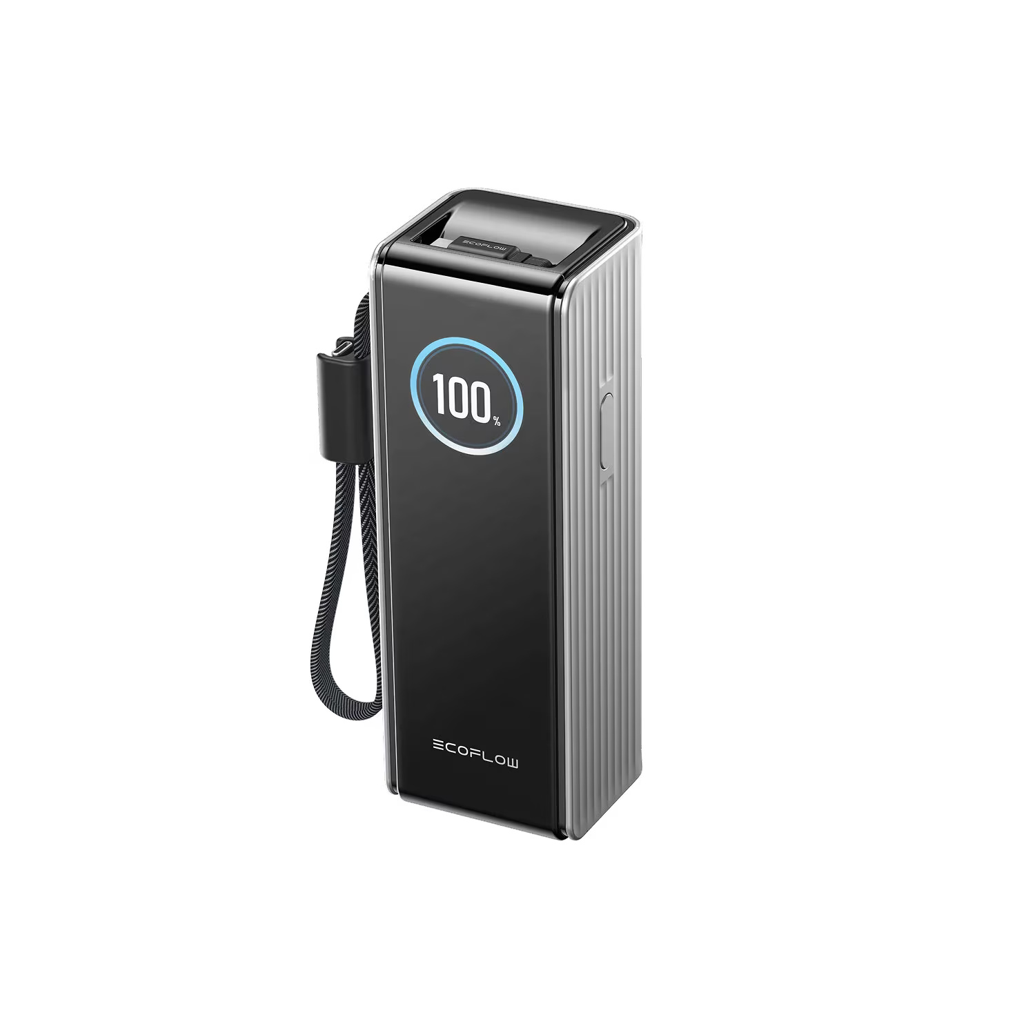 Baterie externa EcoFlow RAPID 25000 mAh, 170W, cabluri incorporate de 100W, Gri