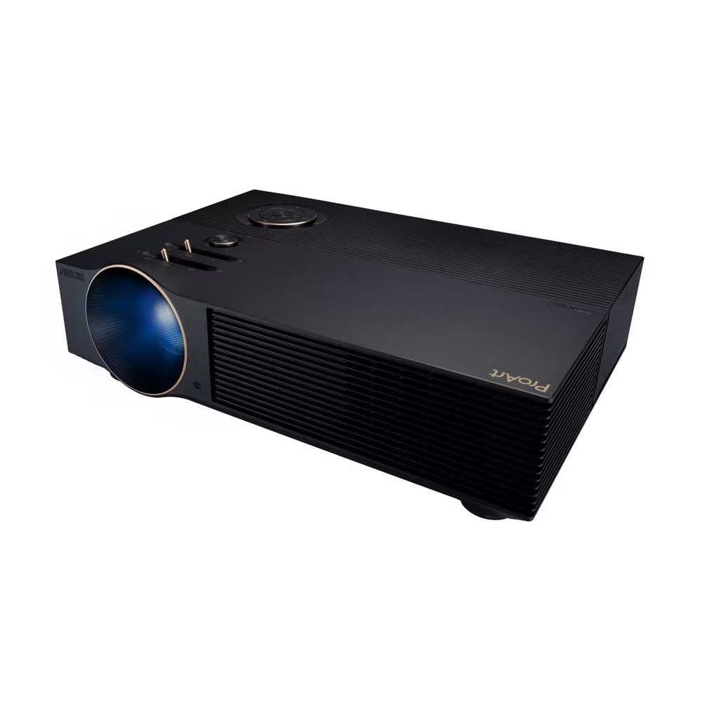 Videoproiector, ASUS, Proart A1, Full HD, Lampa LED, Luminozitate 3.000 lumeni, HDMI, VGA, 3,5 mm, Negru