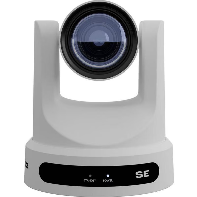 Camera PTZOptics PTZOptics Move SE 20X alba FHD PTZ, zoom optic 20x cu functie de urmarire automata, suporta video IP simultan (cu NDI nativ, SRT, RTMPS, RTSP), USB 3.0, 3G-SDI, iesiri HDMI 2.0, PoE+, Alb