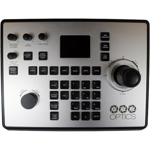 Controller Joystick serial/IP PTZOptics PT-JOY-G4, pentru camere PTZ, 255 presetari prin IP, 2.02 kg