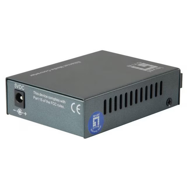 Convertor media, LevelOne, Plastic, 100Mbit/s, FVT-1101, Gri