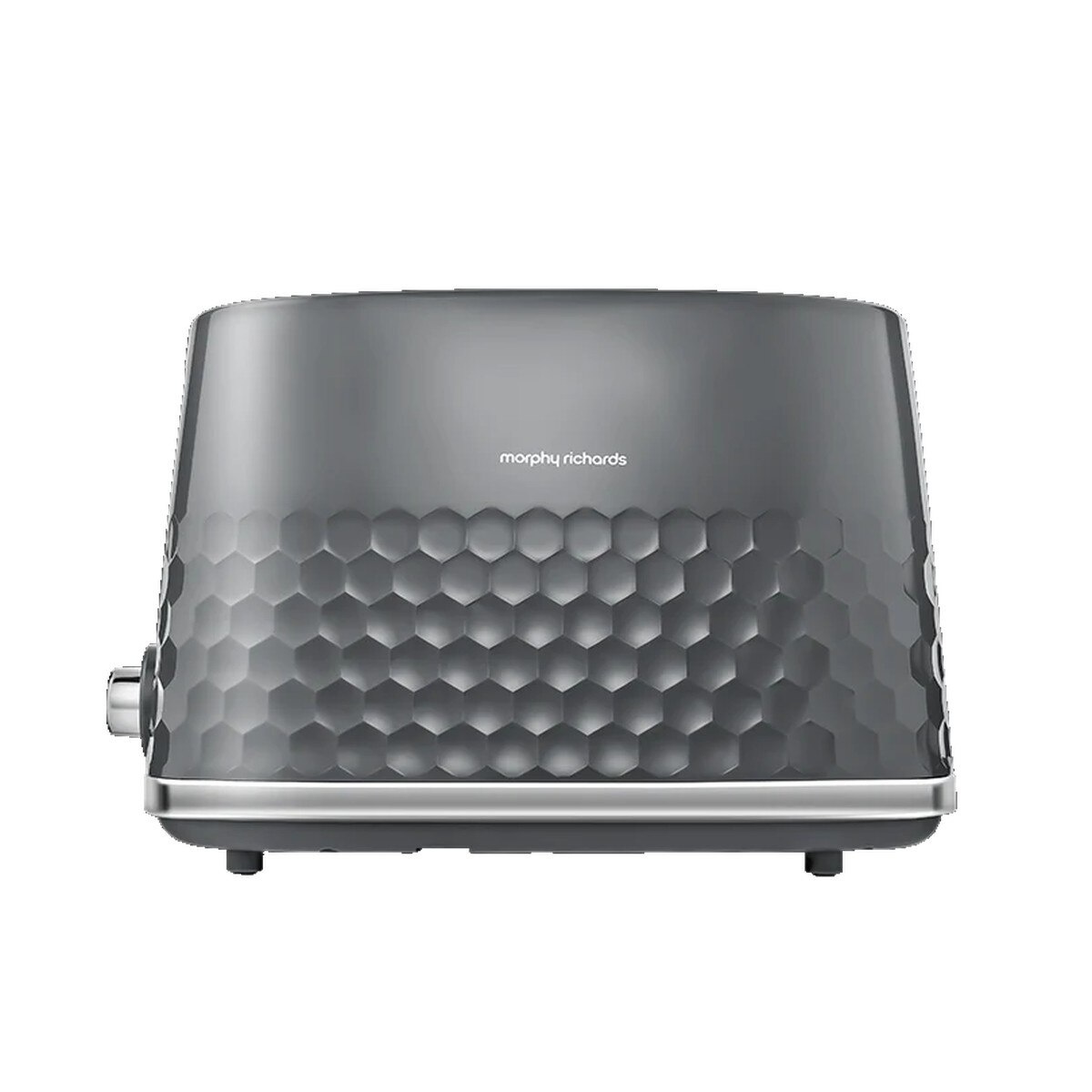 Prajitor de paine MORPHY RICHARDS, HIVE, putere 850W, 7 trepte de putere, compartimente pentru 2 felii simultan, functie de dezghetare, gri