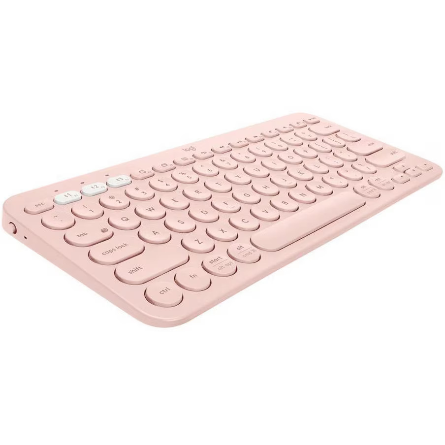Tastatura Bluetooth Logitech Pebble Keys 2 K380s, Multi-Device, Tonal Rose