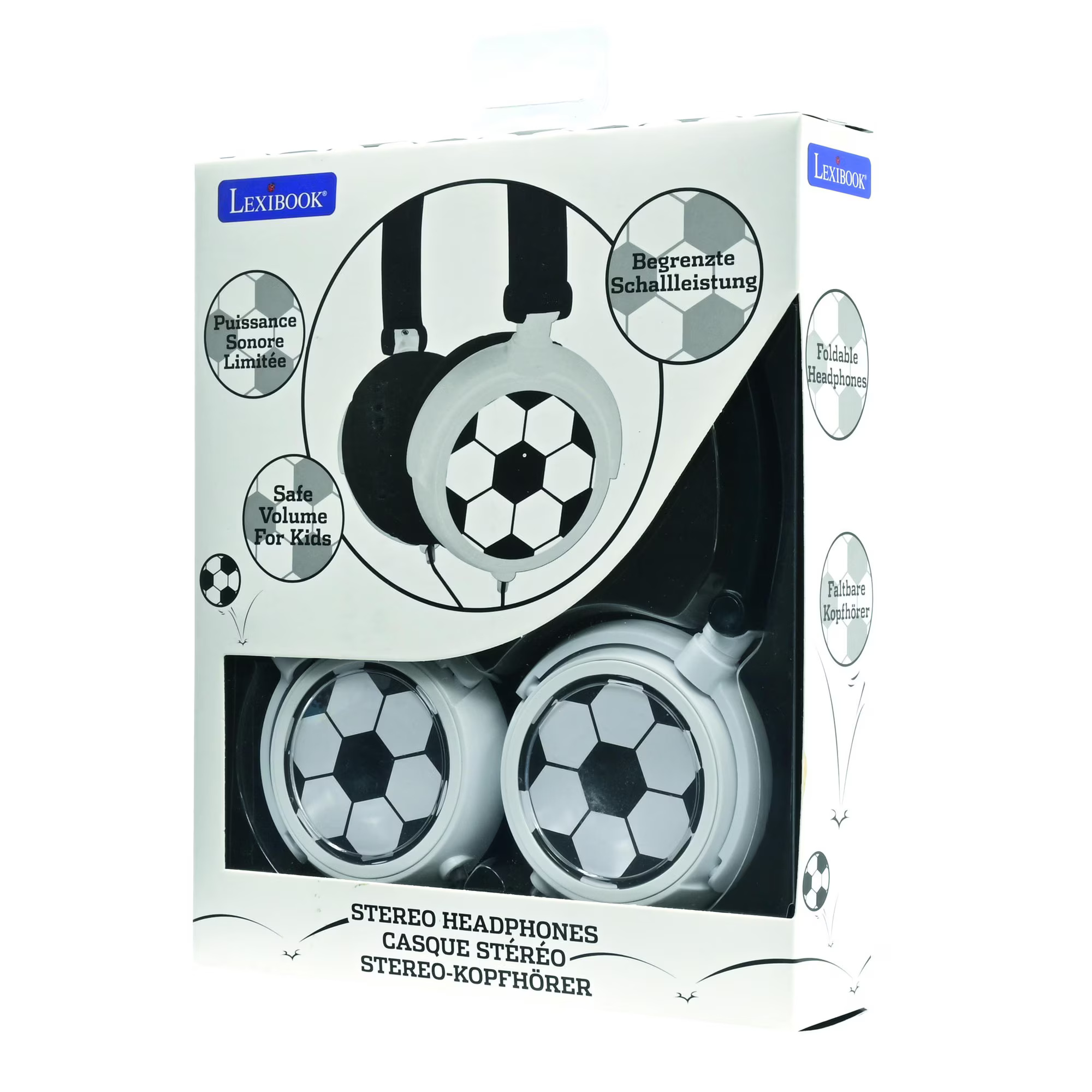 Casti cu fir Lexibook - Footbal, pliabile