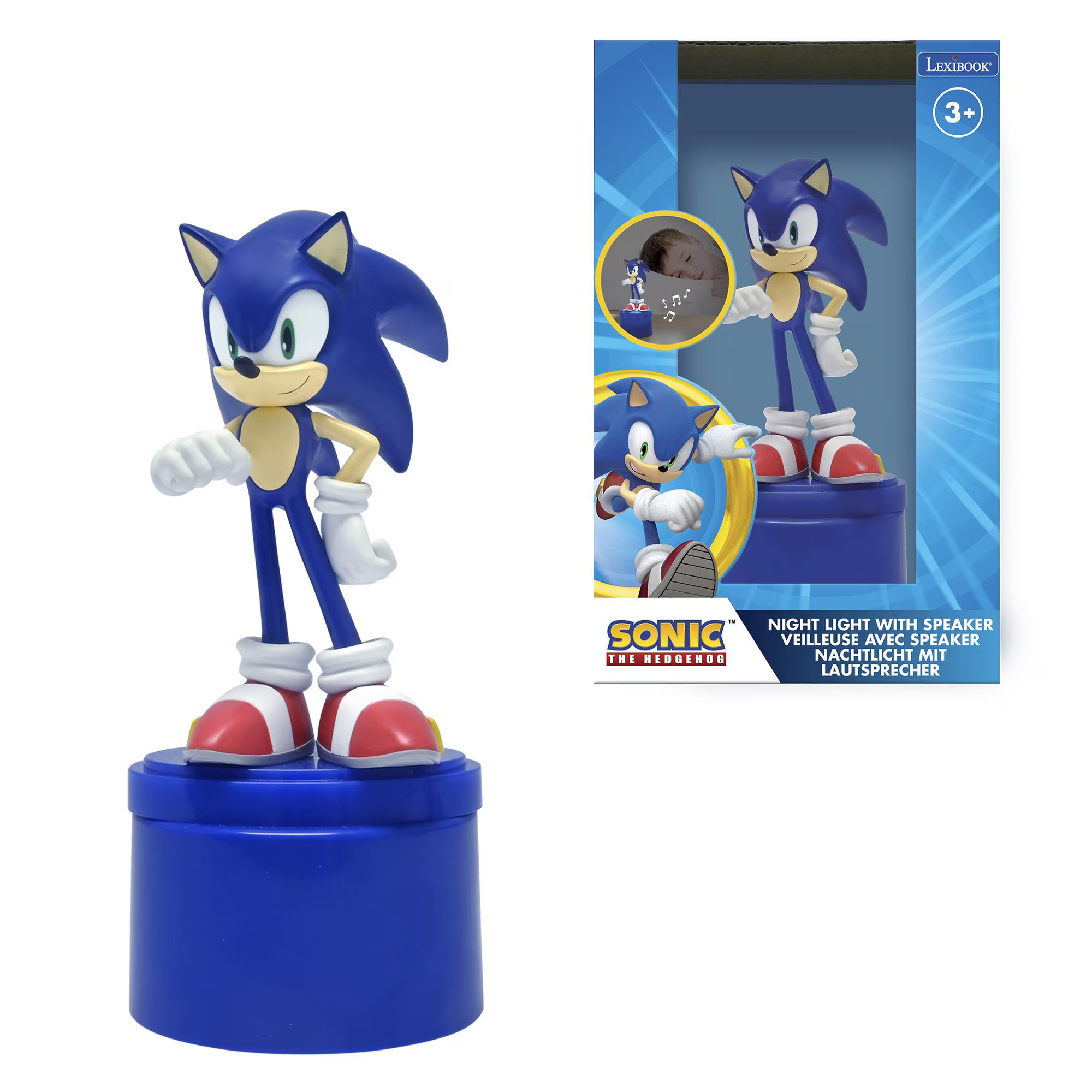 Lampa de veghe Lexibook - Sonic, cu difuzor