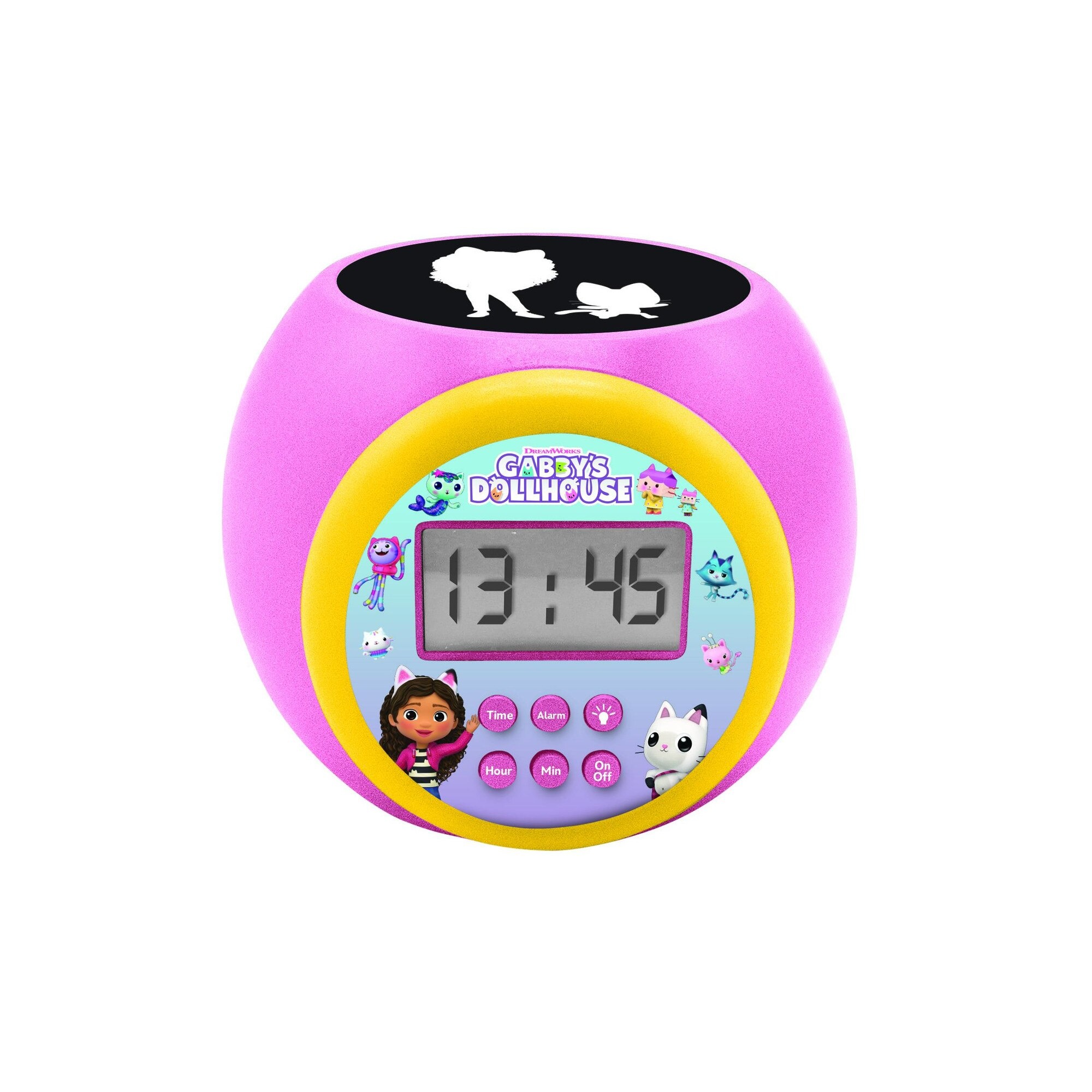 Ceas desteptator Lexibook - Gabby's Dollhouse, cu proiector