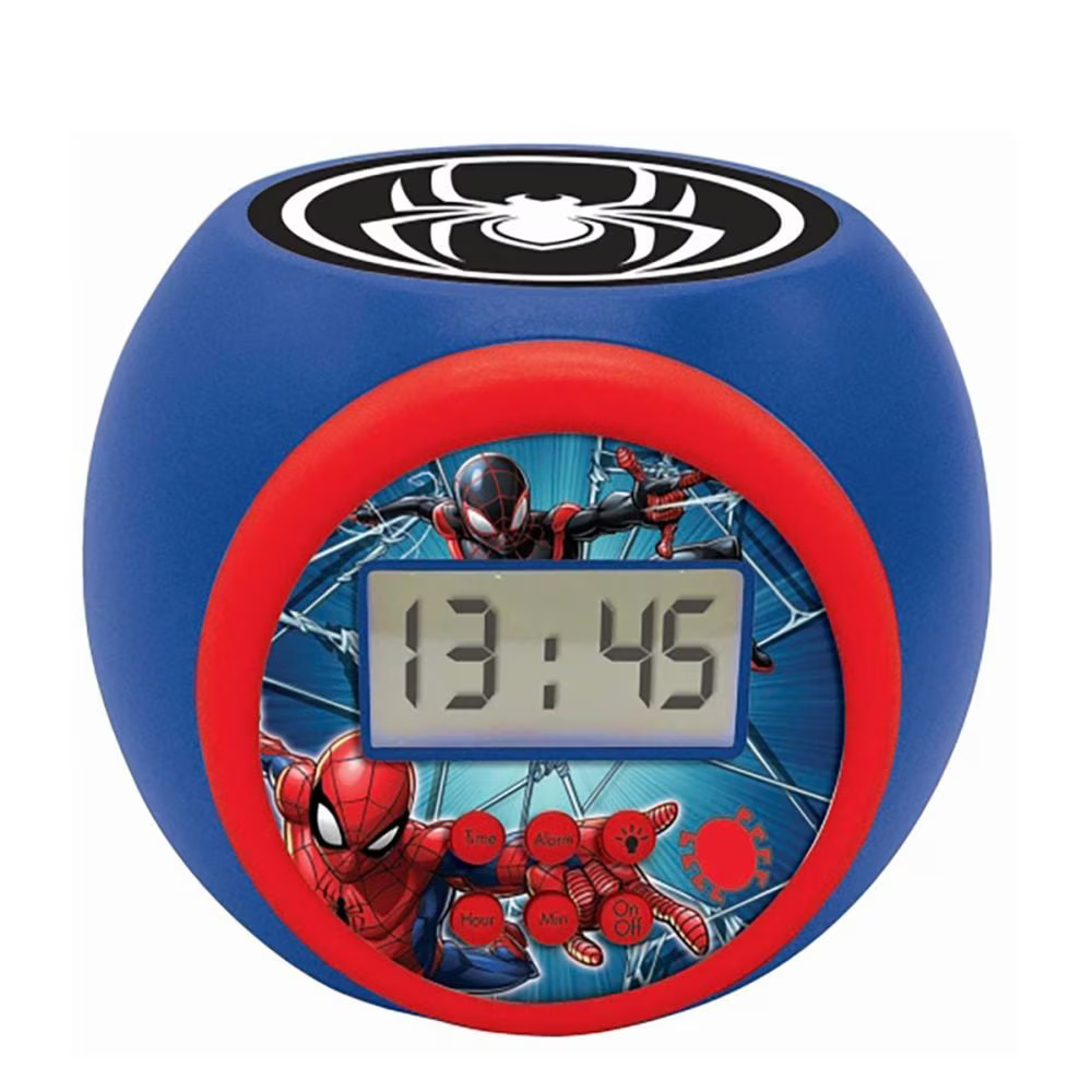 Ceas desteptator Lexibook - Spider-Man, cu proiector