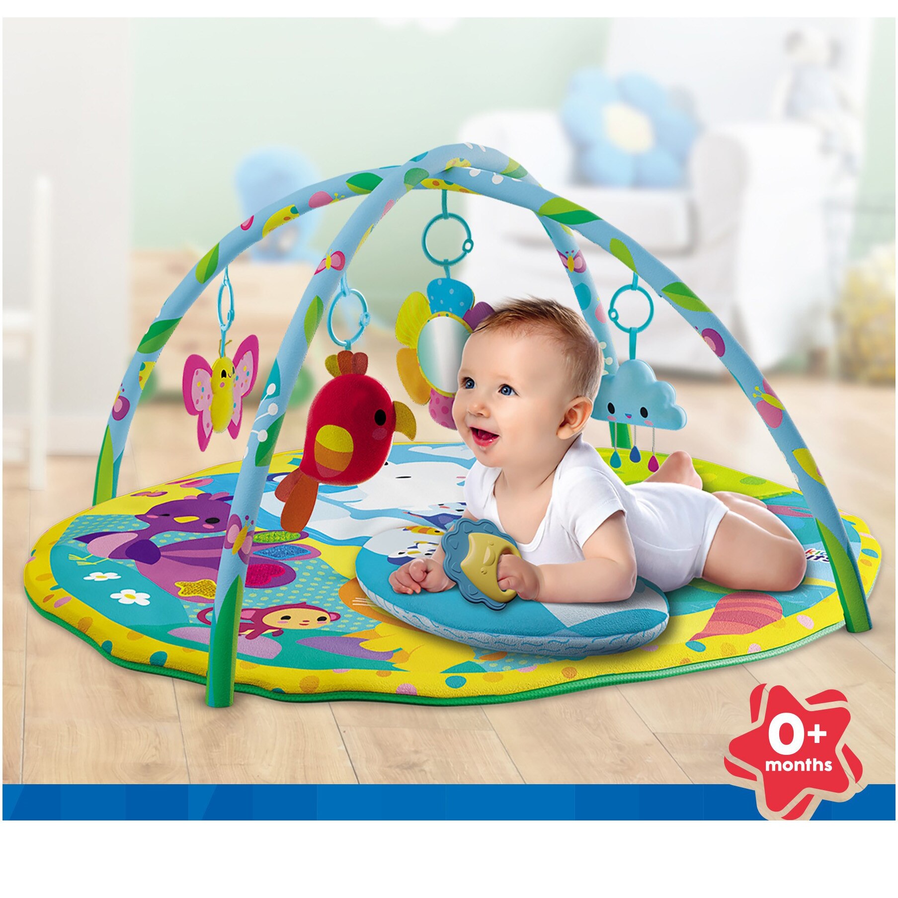 Saltea cu activitati Momki Kids Hits - Prieteni la Zoo