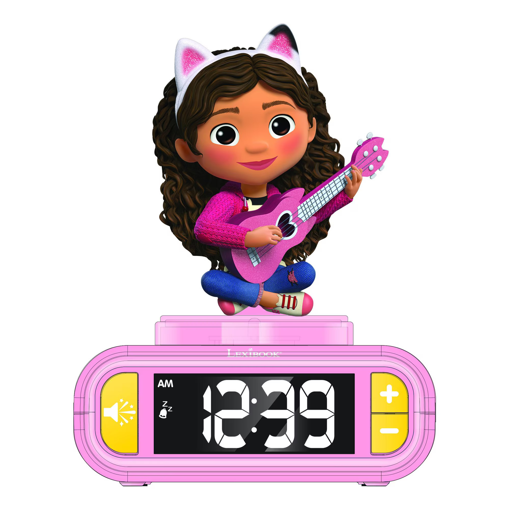 Ceas desteptator Lexibook - Gabby's Dollhouse, cu lumini si sunete