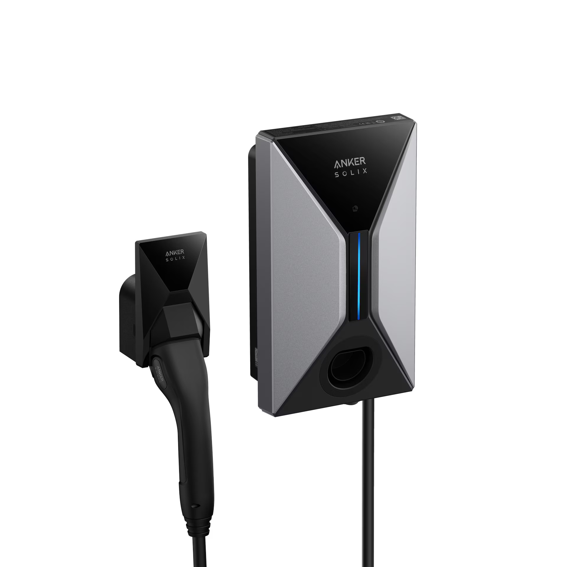 Statie incarcare auto electrice Anker SOLIX V1 Type 2, 7.4 KW Smart EV Charger, RFID, Wi-Fi. Bluetooth, RS485, IP65
