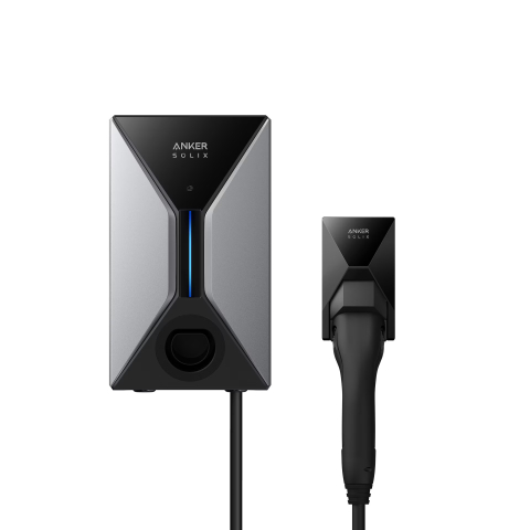 Statie incarcare auto electrice Anker SOLIX V1 Type 2, 22KW Smart EV Charger, RFID, Wi-Fi, Bluetooth, RS485, IP65