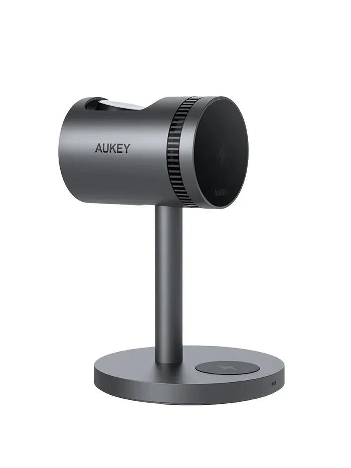 Incarcator AUKEY LC-MC311 3-in-1 desktop magnetic wireless charger, QI 2.0, 30W