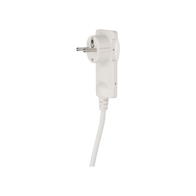 Stecher extra slim cu maner ORNO OR-AE-1312/W, 250V, cablu 1.5m, alb