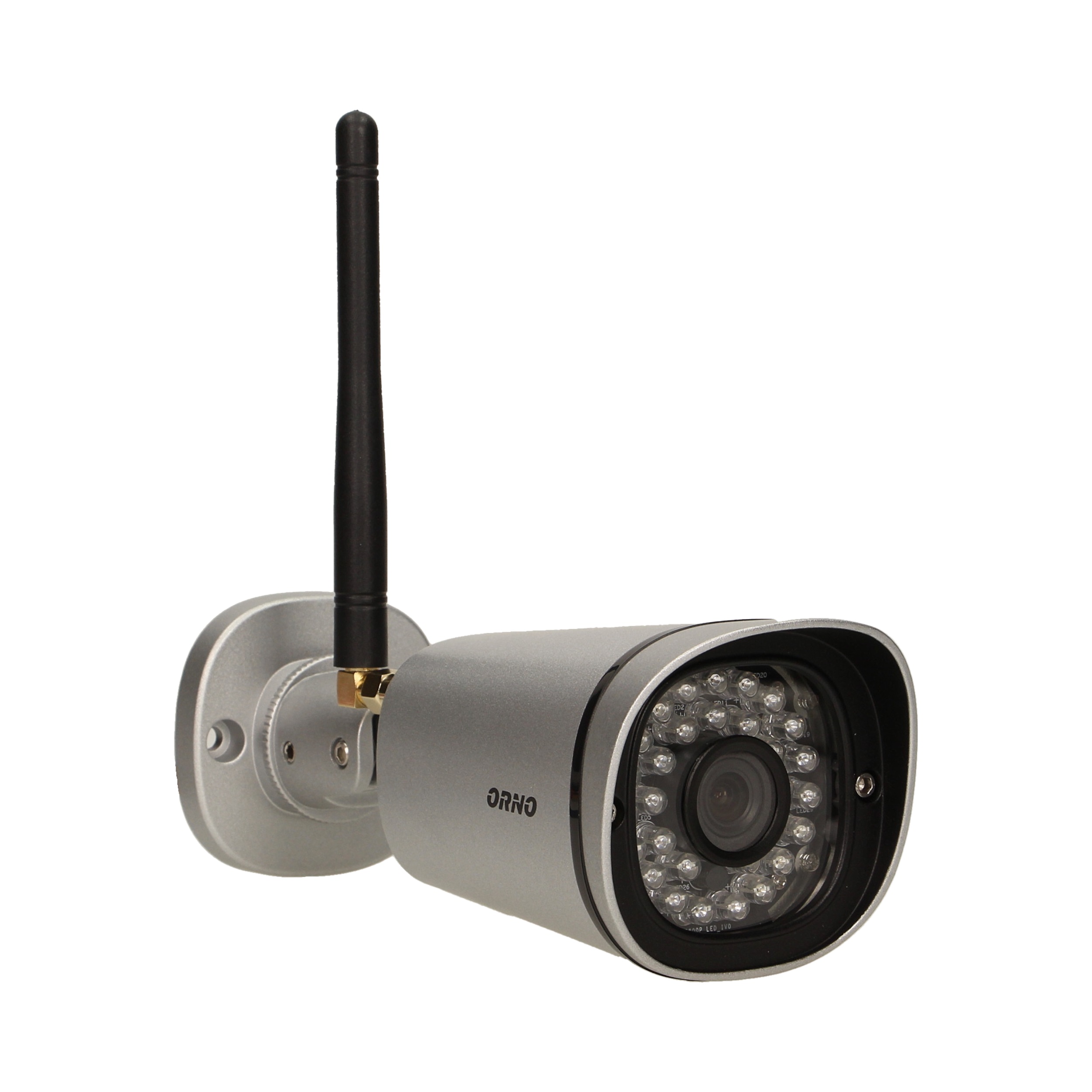 RESIGILAT - Camera supraveghere video IP ORNO OR-MT-FS-1805, HD, IP66, iluminare noaptea, aplicatie mobil, Magic Zoom, IR-Cut, gri