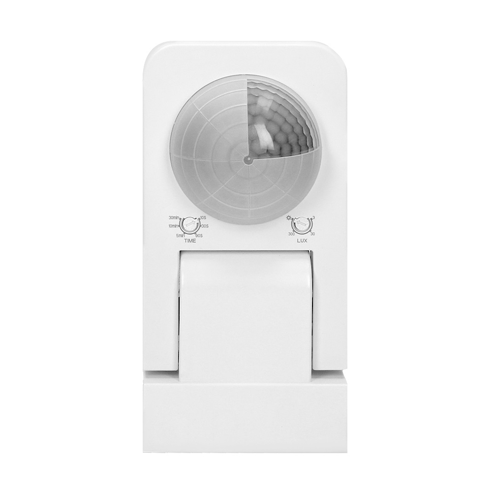 Senzor de miscare ORNO OR-CR-259/W, unghi detectie 360°, 2000W, IP65, reglabil vertical, alb
