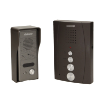 RESIGILAT - Interfon pentru o familie ELUVIO ORNO OR-DOM-RE-914/B, control automat al portilor, ultra-slim, negru