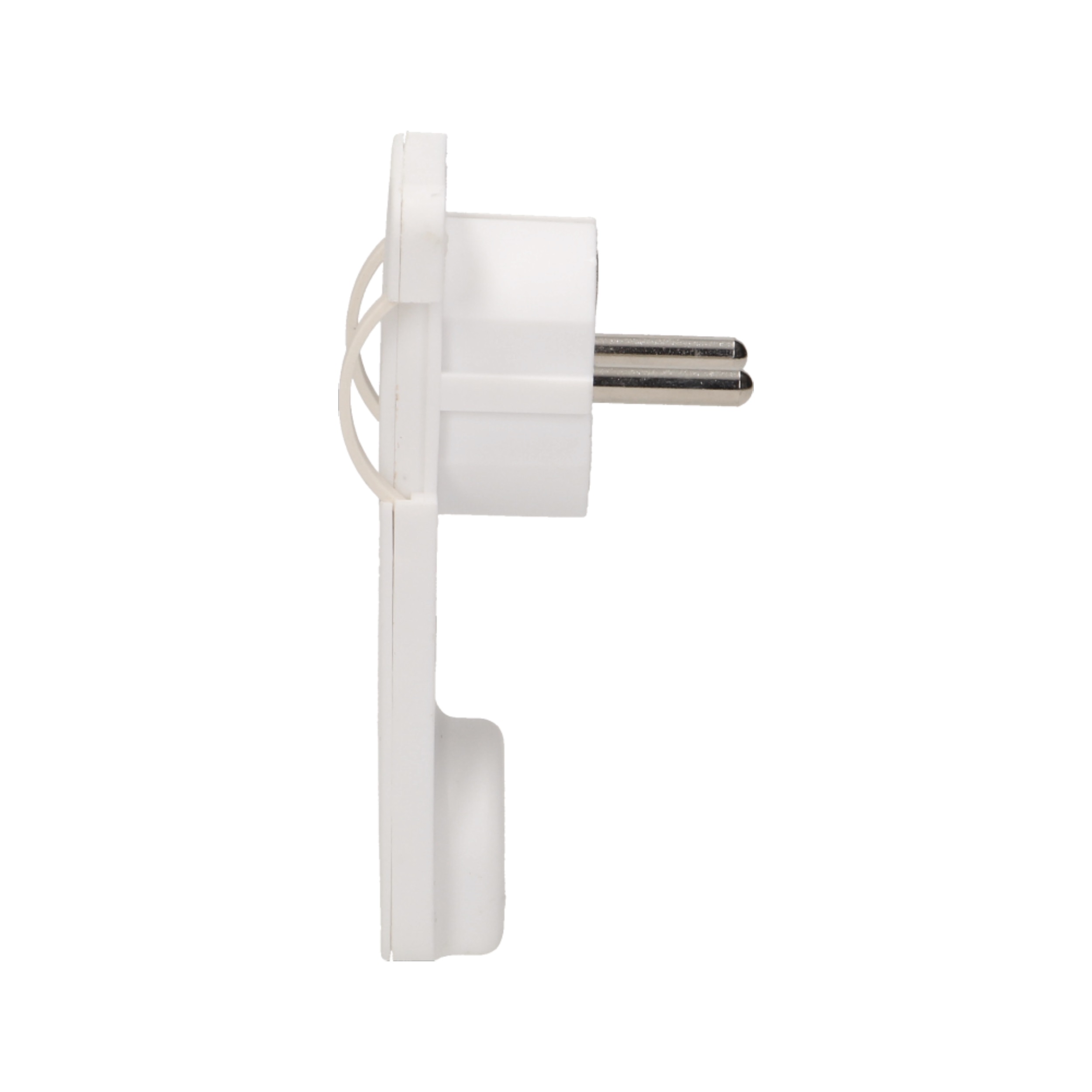 Stecher extra slim cu maner ORNO OR-AE-1311/W, 250V, fara cablu, alb