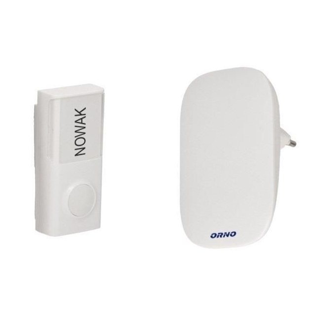 Sonerie wireless 230V RAVE AC ORNO OR-DB-YR-127, distanta functionare 100m, 80db, sistem de invatare, IP44