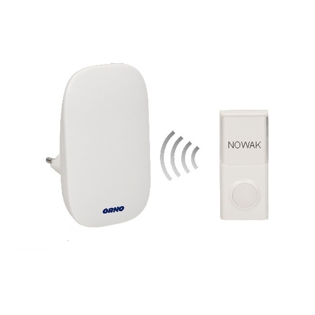 Sonerie wireless 230V RAVE AC ORNO OR-DB-YR-127, distanta functionare 100m, 80db, sistem de invatare, IP44