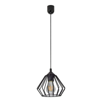 RESIGILAT - Corp de iluminat suspendat ADVITI Waya AD-LD-6263BE27M, E27, 60W, negru
